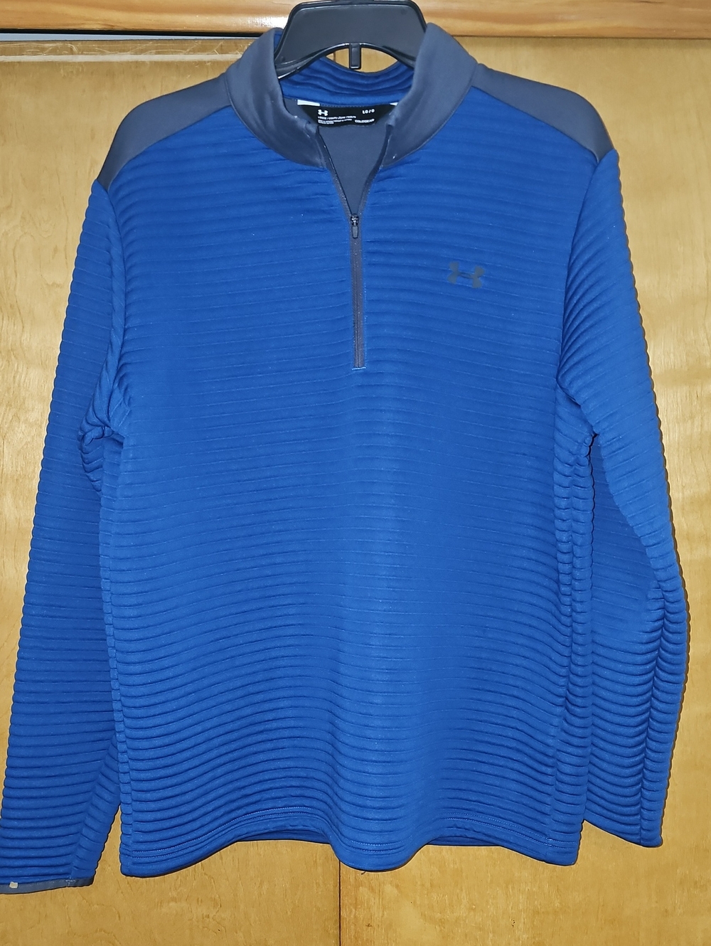 Under Armour Royal Blue Half-Zip Pullover with Gray Accents
